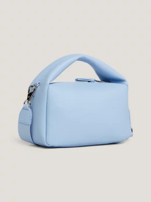 Bolsa transversal com logotipo exclusivo