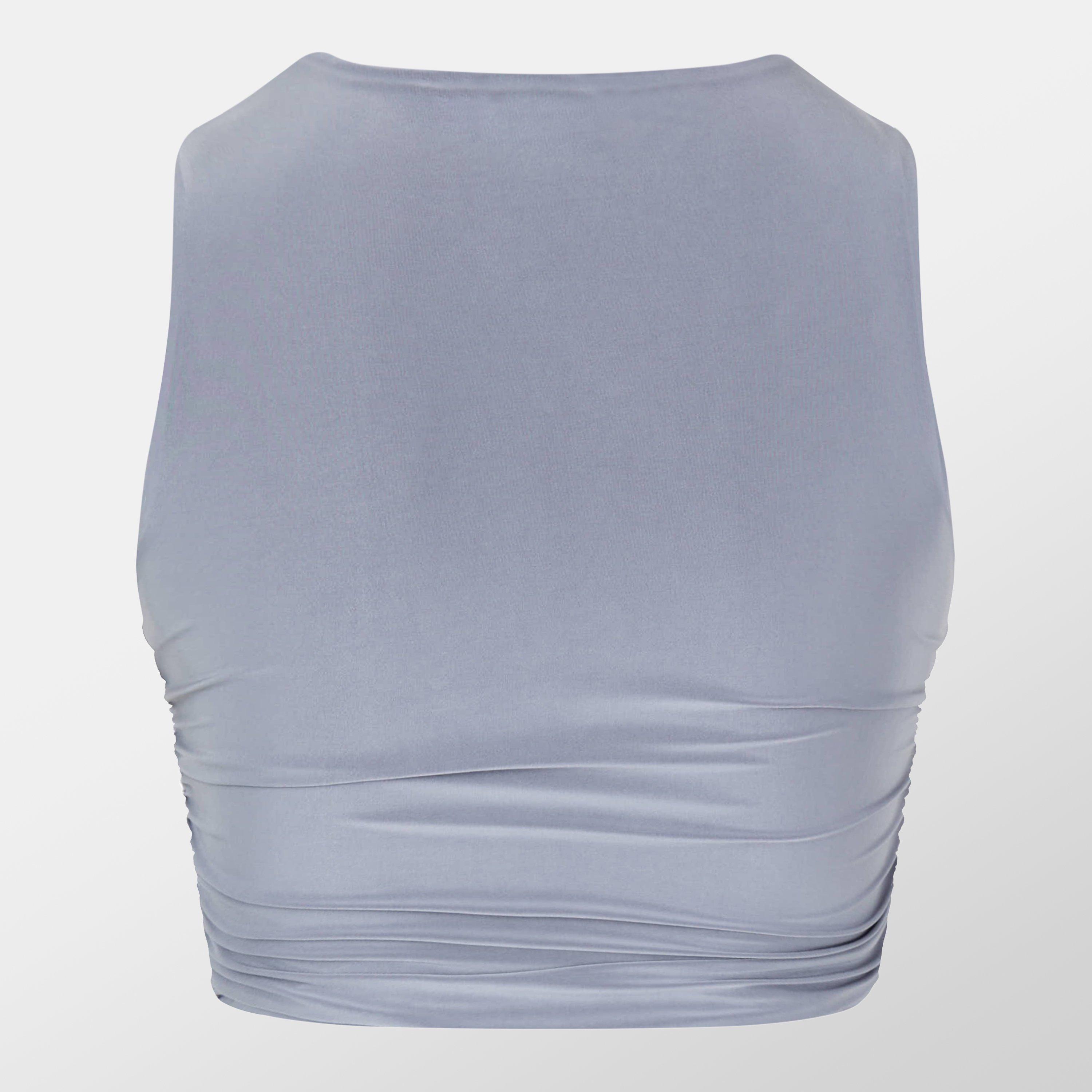 Missy Empire ME Slinky Racer Top Womens