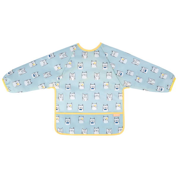 badabullebadabulle   langarm Lätzchen blau