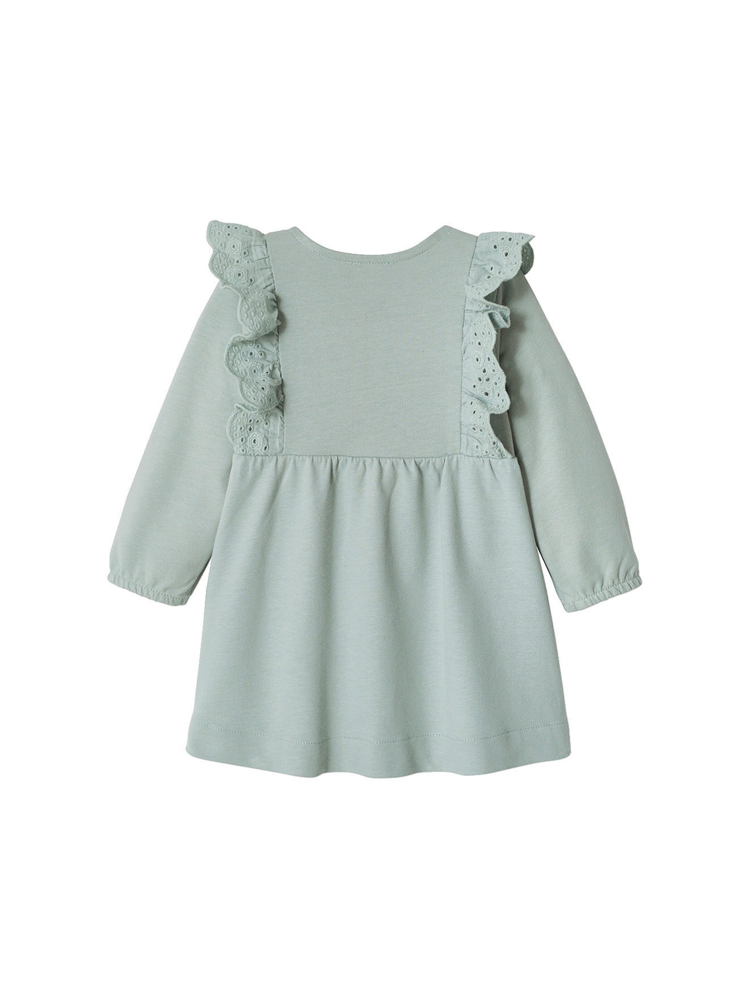 Vertbaudet Mädchen Baby Kleid graublau