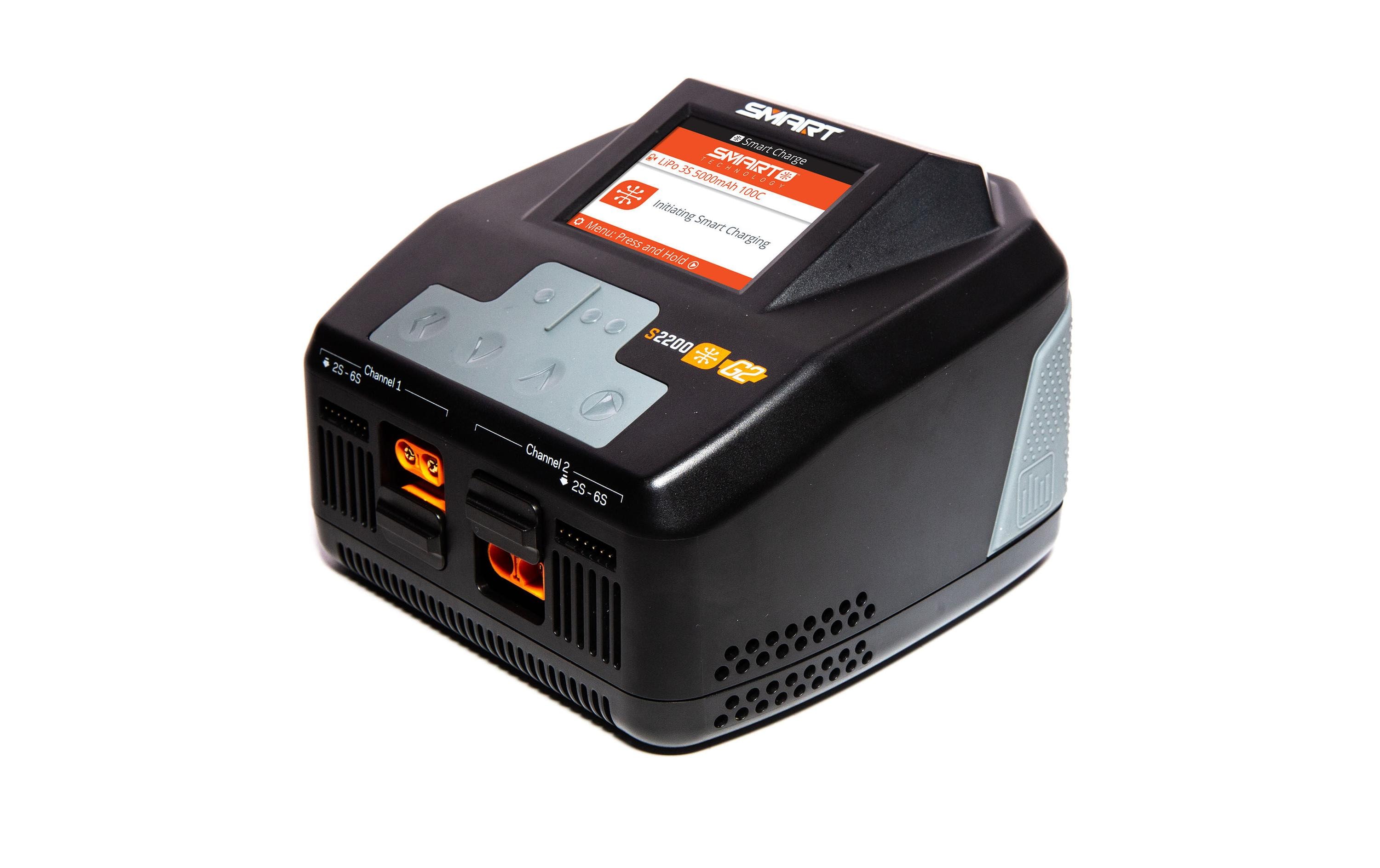 Dual-Ladegerät S2200 G2 AC 2x 200W 1-6S<br>Universeller G2 Smart Charger mit 2 Ausgängen