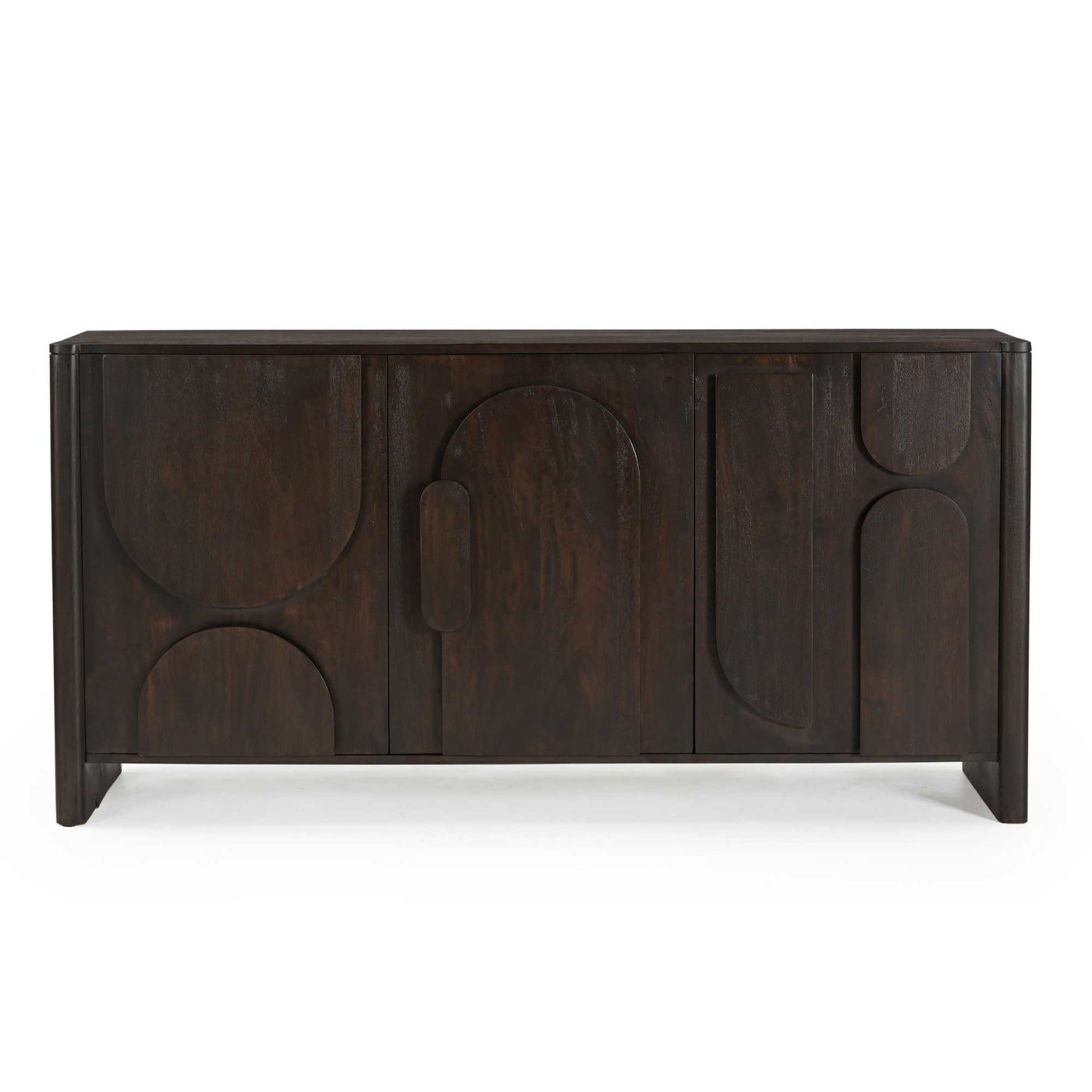 StarFurn - Dressoir Donkerbruin Hout - 160x40x80cm - Zana