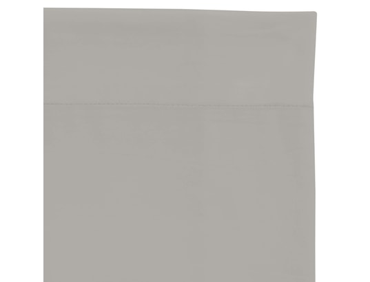 TERRE DE NUIT - Drap plat 100% coton gris mastic 180x290 cm