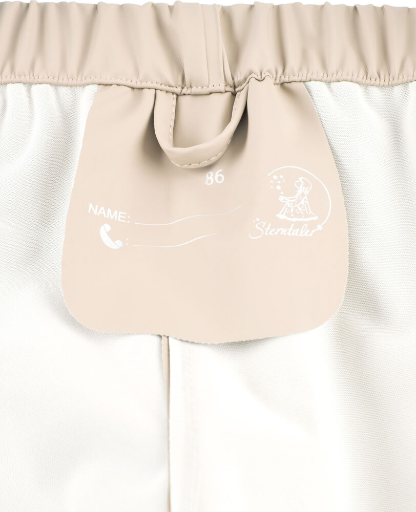 Sterntaler Regenhose ungefüttert uni, beige, Gr. 86