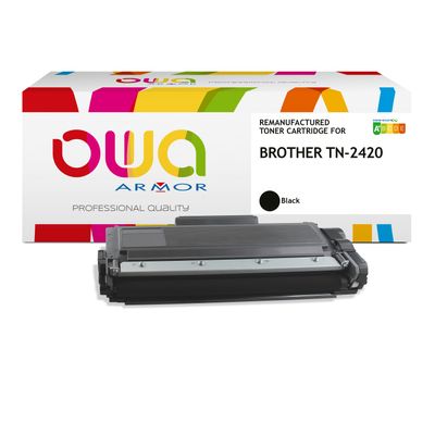 Cartouche laser compatible Brother TN2420 - noir - Owa K18158OW