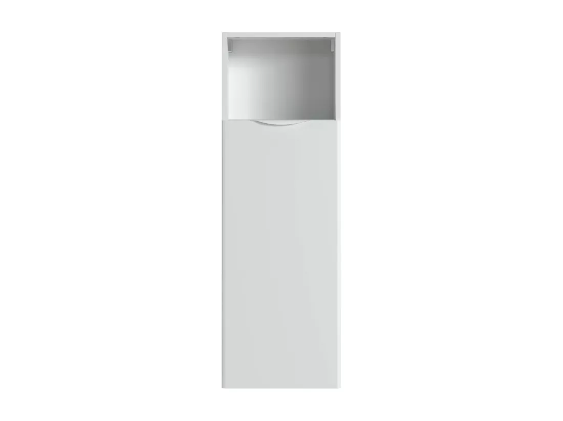 Colonne de salle de bain NIKI 1 porte 120x40x26,5 cm blanc T-BATH