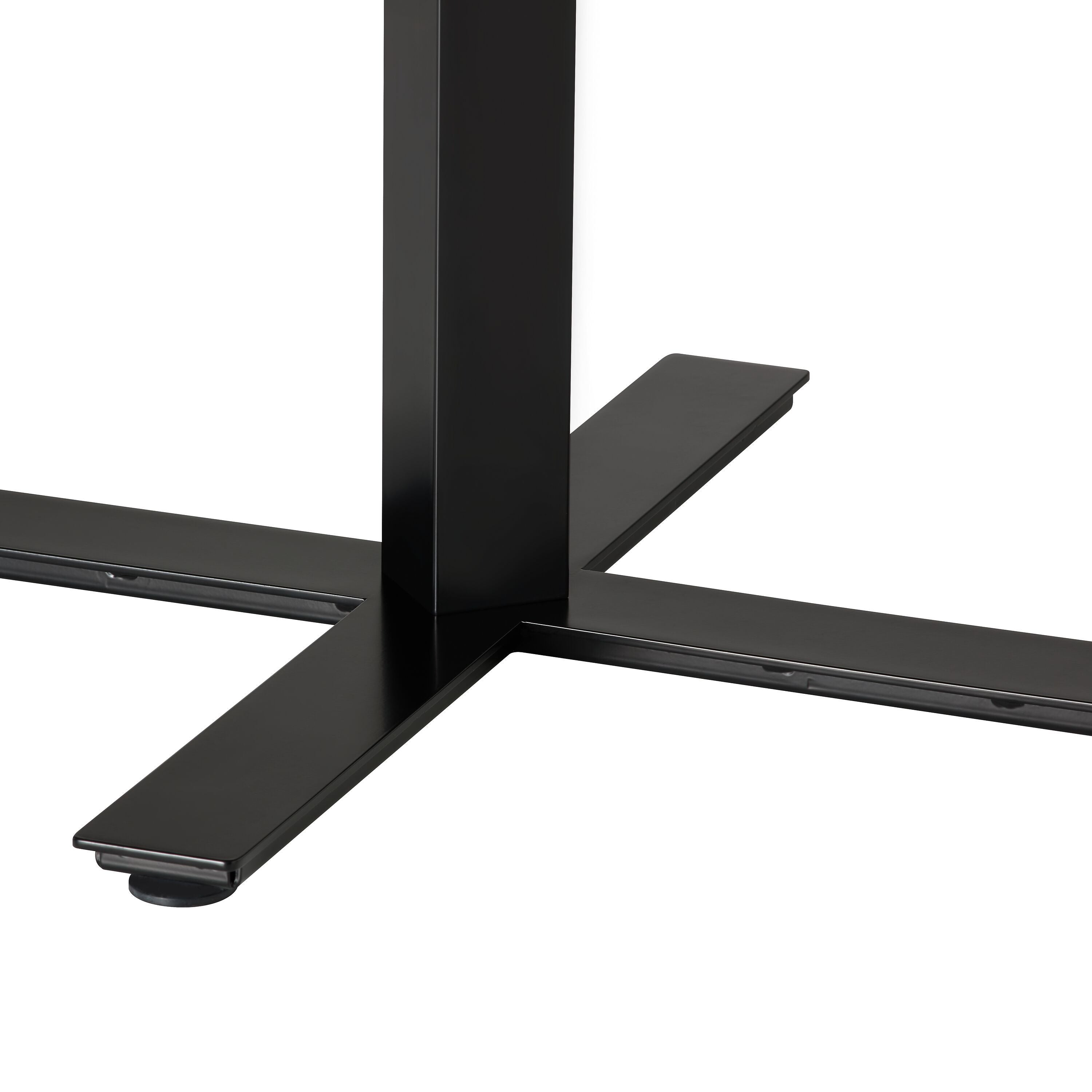 FLEXCUBE Besprechungstisch höhenverstellbar - Nussbaum / B: 70.0 cm x T: 70.0 cm x H: 62.5 cm
