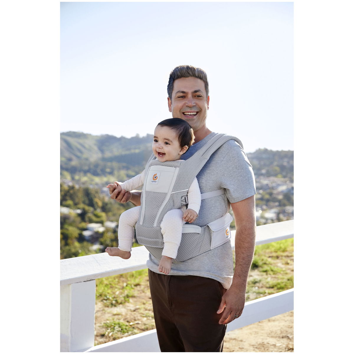ergobabyergobaby   Alta Hüftsitz Babytrage pearl grey