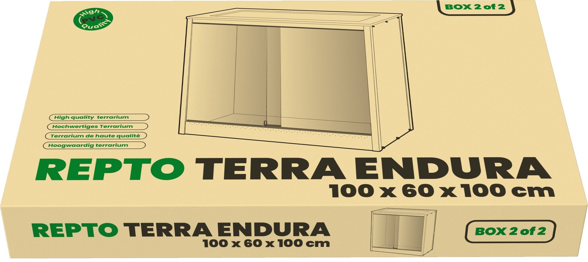 Repto Terrarium Terra Endura 100 Box 2 Of 2