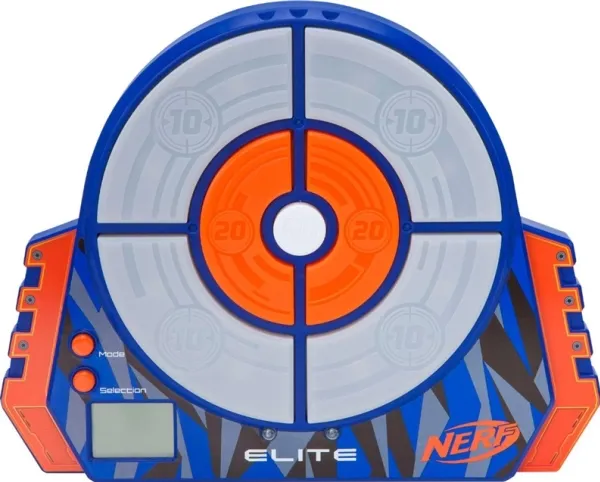 Jazwares Nerf - Elite Strike og Score Digital Target - hvid, blå, orange