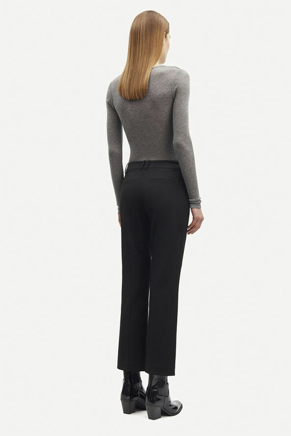 Samsøe Samsøe Sadou t-shirt ls 15499 Grey mel.