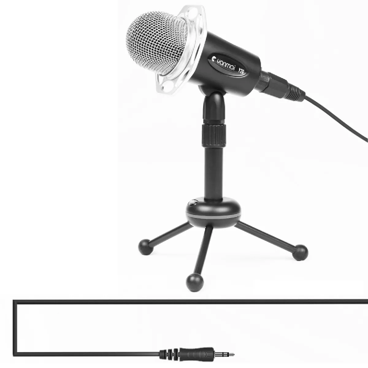 WeWoo Microphone Condensateur Noir