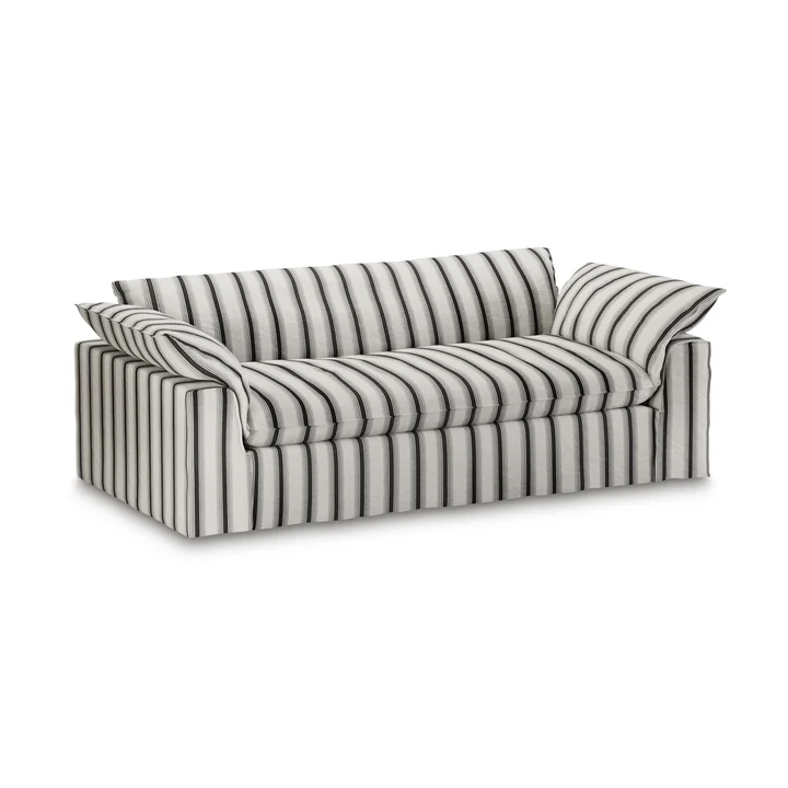 HKliving - Nomad Sofa, 3-Sitzer, Rocco / chalkstripe