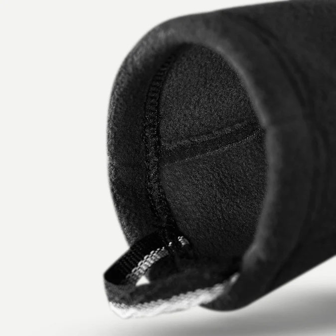 Decathlon Forclaz - Luvas de lã polar Forclaz para mochilão em montanha - MT500 Preto