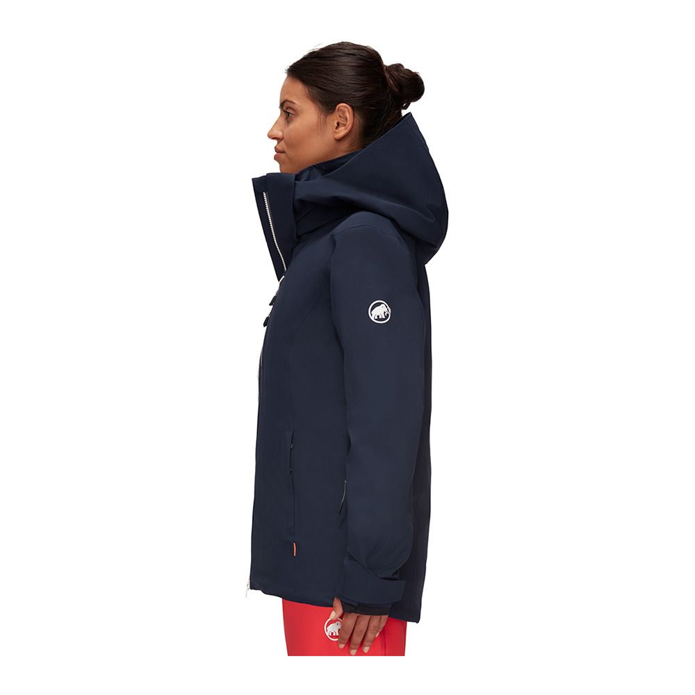 Mammut STONEY HS THERMO - Veste ski Femme marine/white