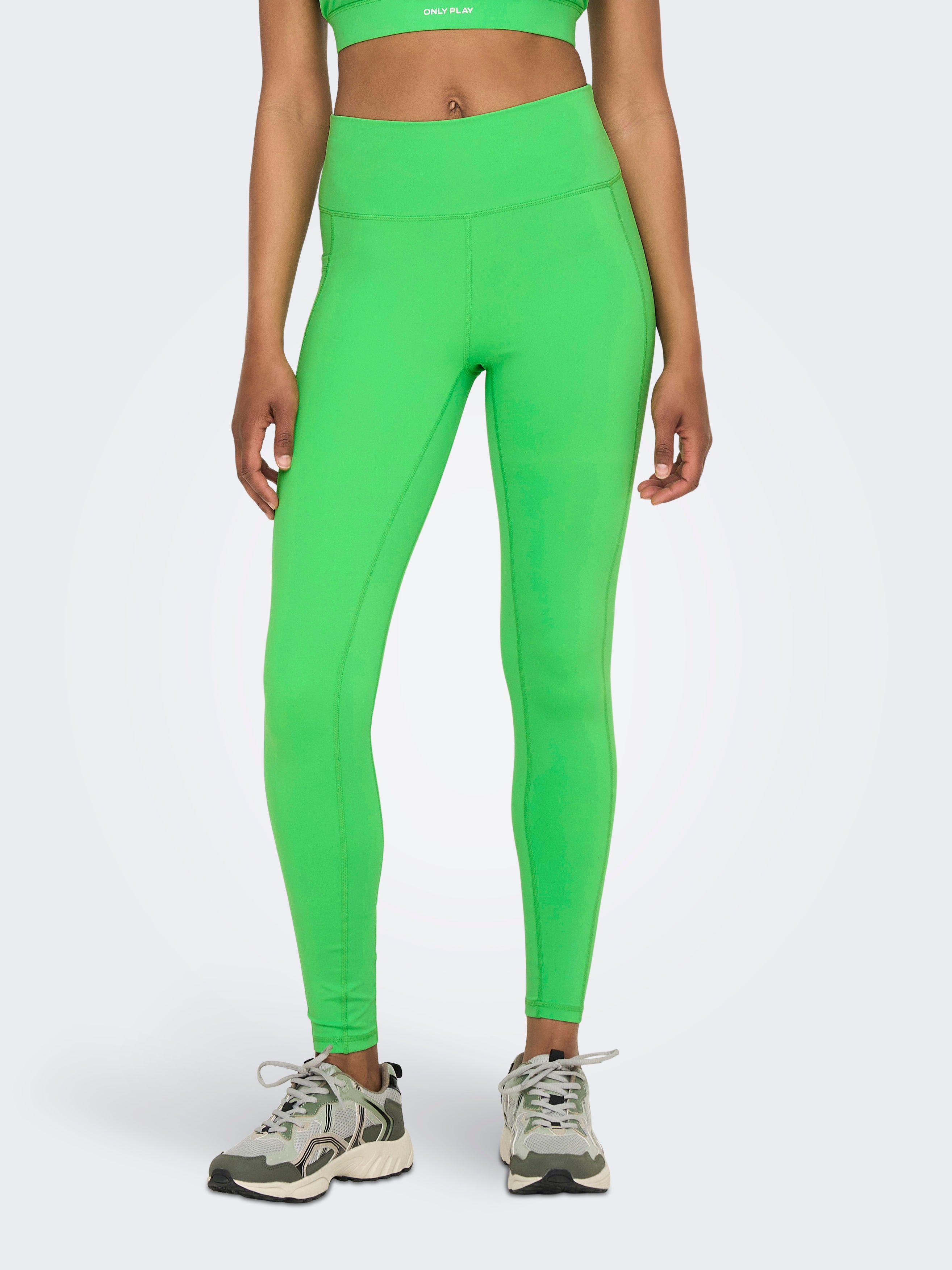 ONPSASHA Hohe Taille Enger Schnitt Sportleggings Irish Green