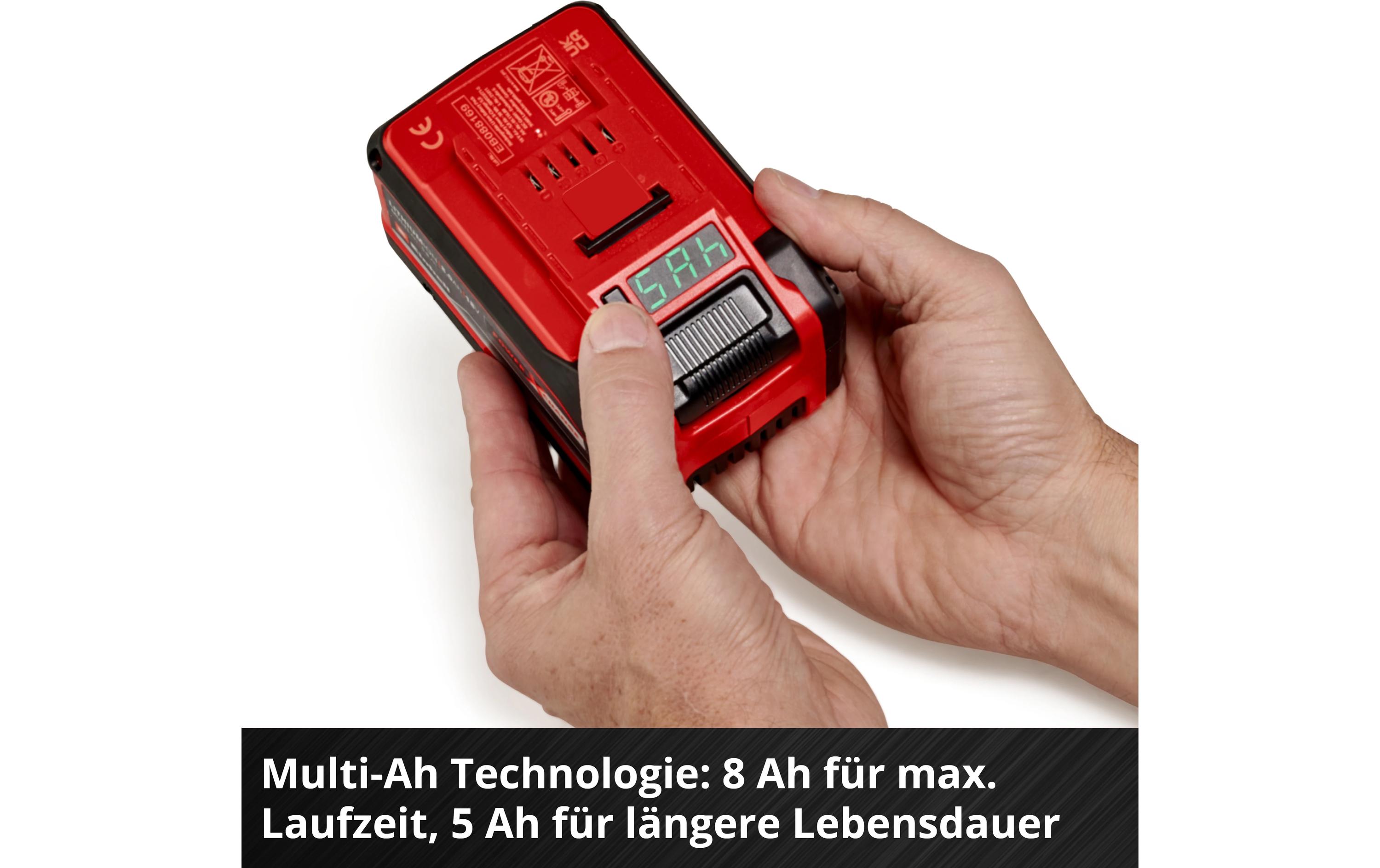 Akku PXC+ 18 V 5-8Ah MULTI<br>Universell einsetzbarer Akku für die gesamte Einhell PXC-Produktfamilie