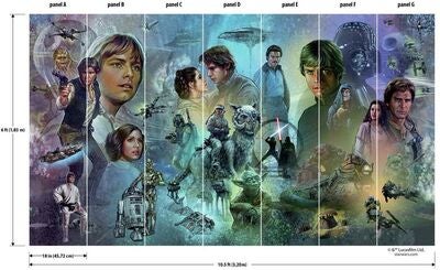 RoomMates Wallstickers, Star Wars Original