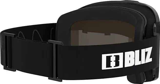 Bliz Bliz Rave Matt Black White Logo/Brown Red