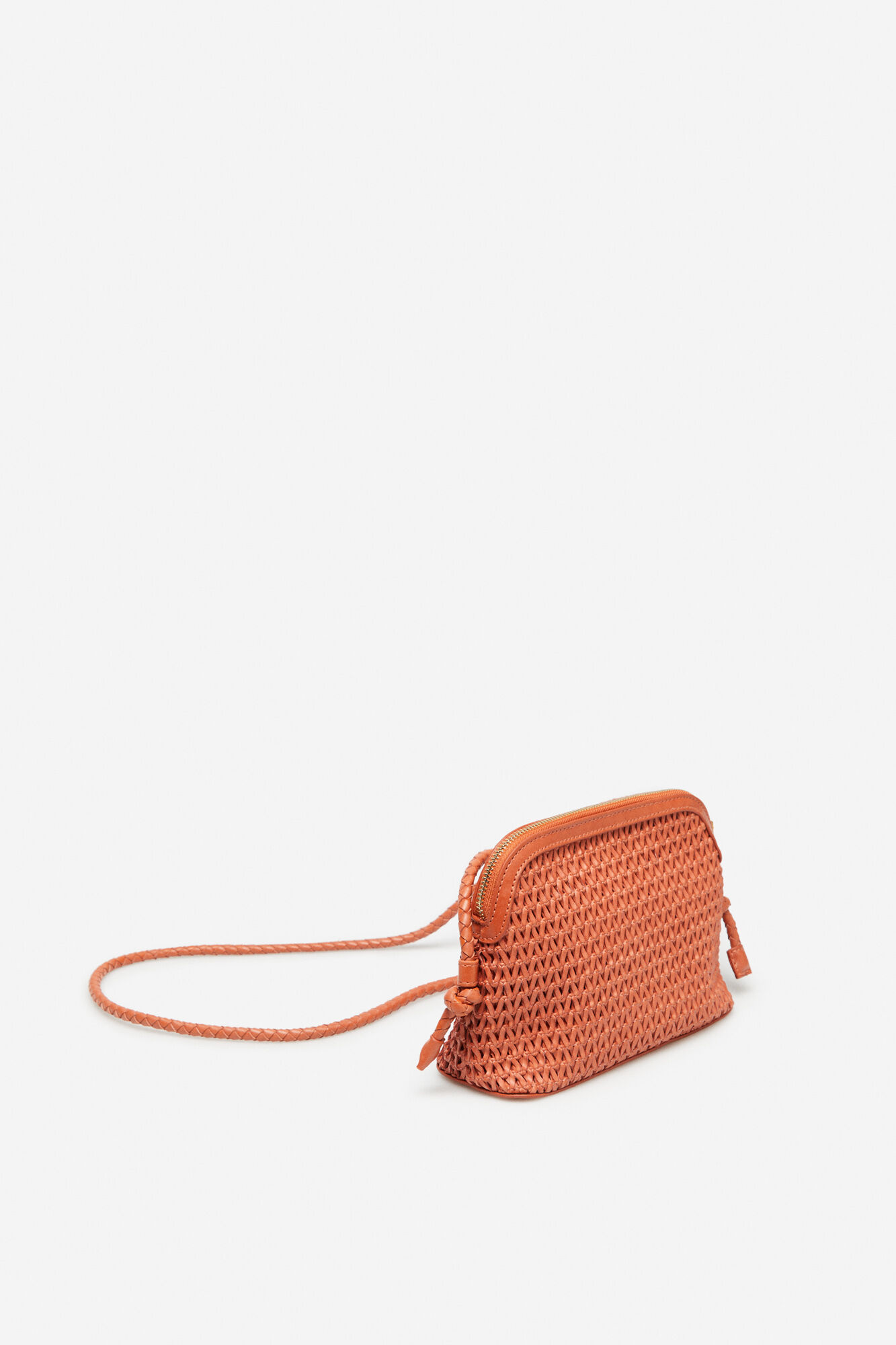 Bolsa de ombro trançada - Rosa