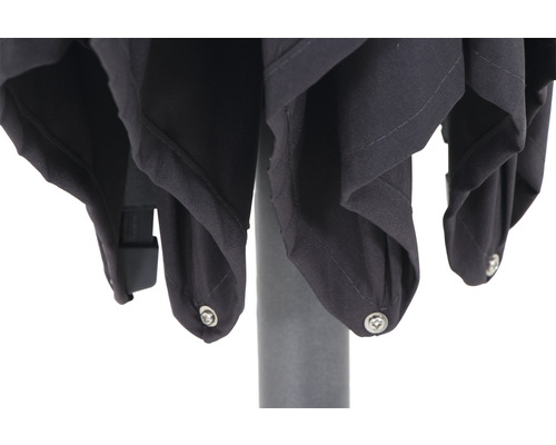 Avio parasol, polyester, Ø 250 cm, antraciet