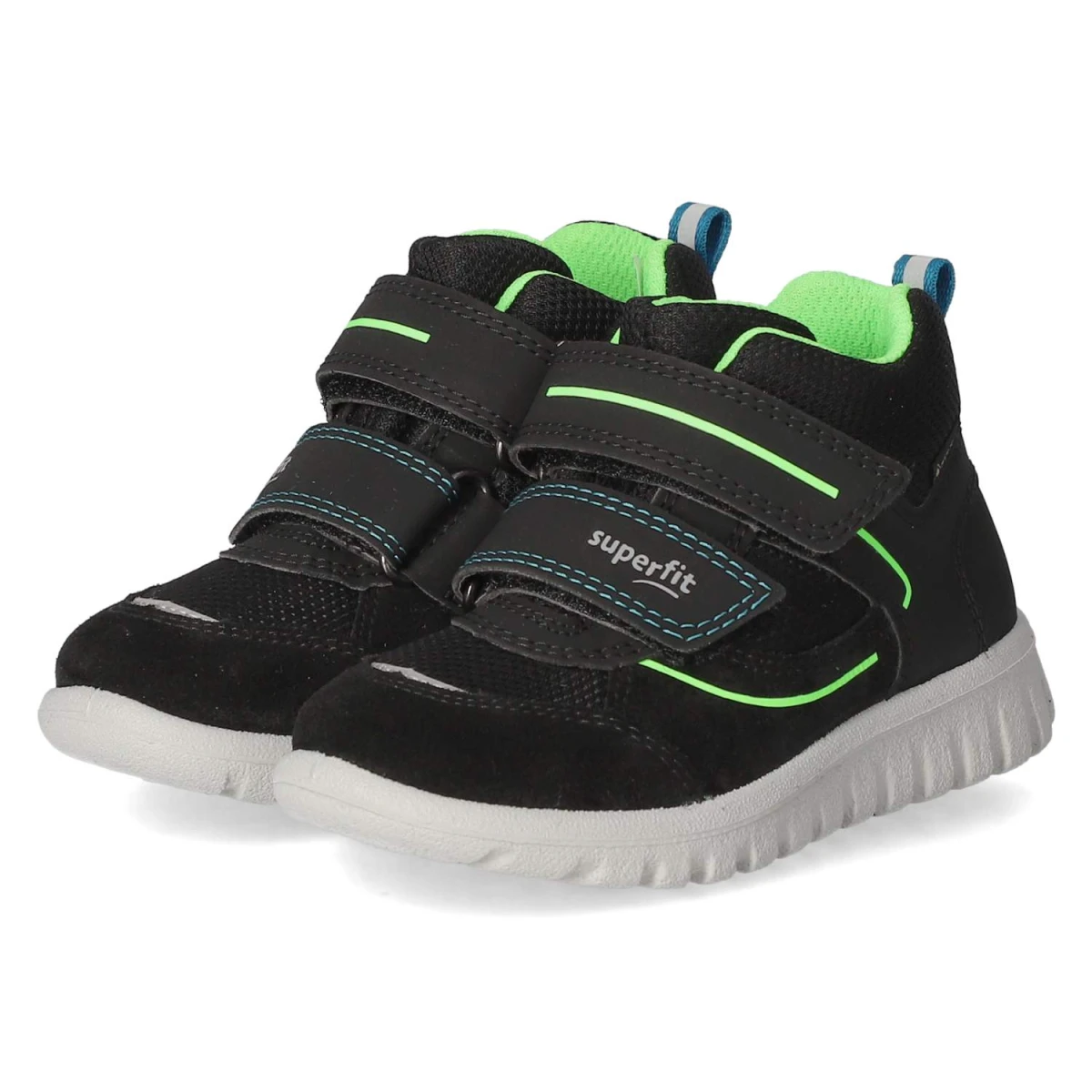 SuperfitHalbschuhe SPORT7 MINI - SCHWARZ/HELLGRÜN