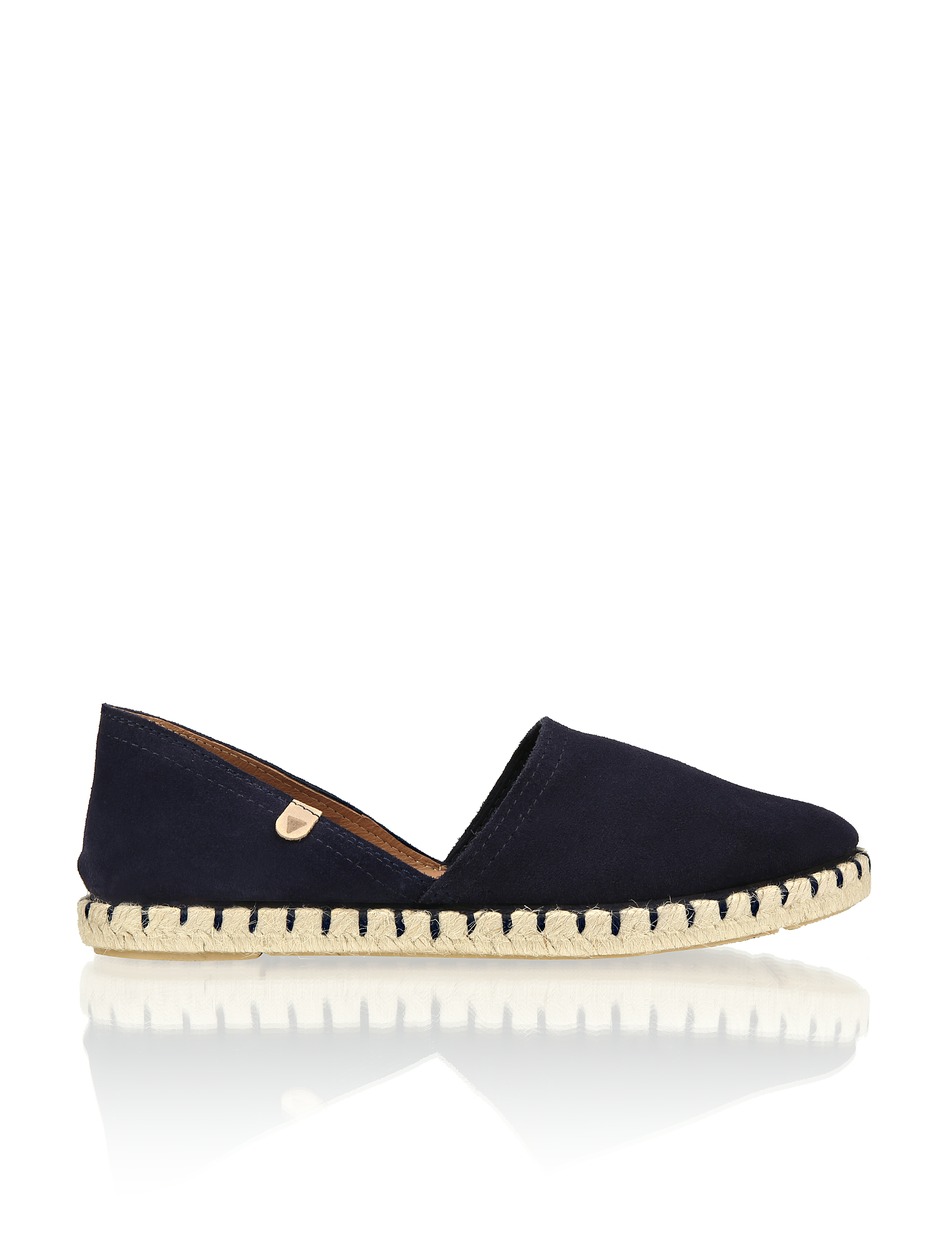 Veloursleder Espadrille