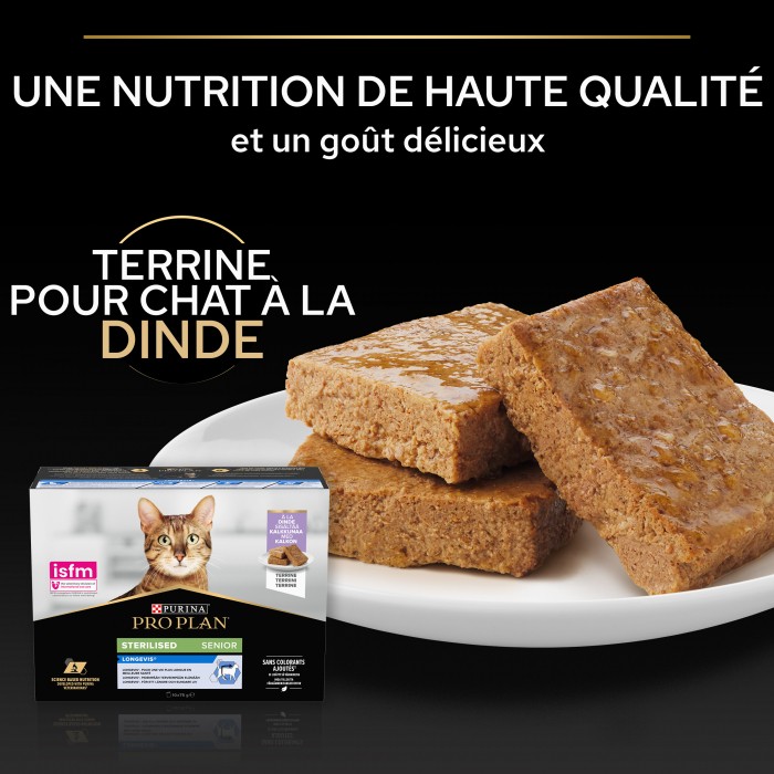 Proplan Nutrisavour Sterilised 7+ Longevis en mousse