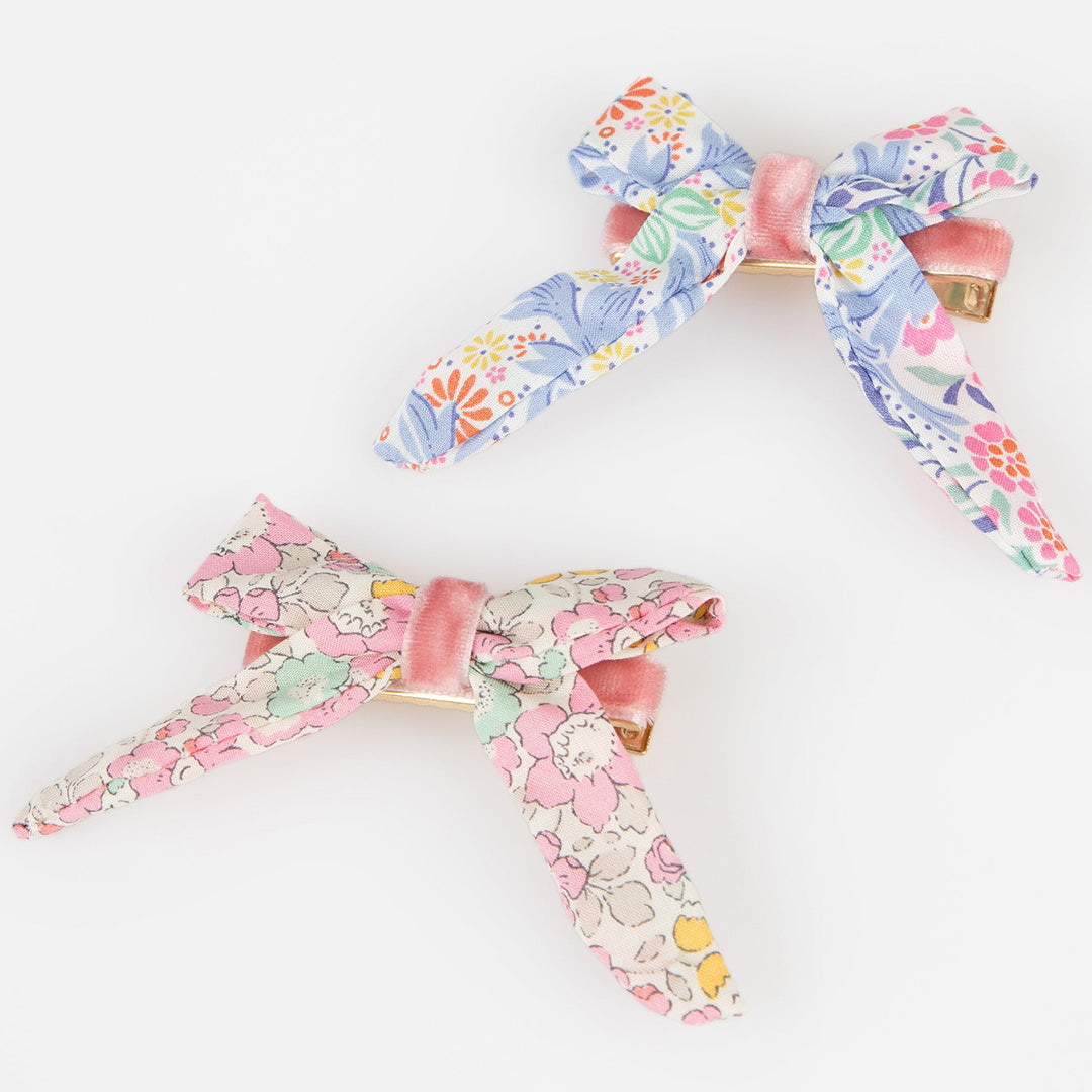 Meri meri haarclips strikjes - 4st