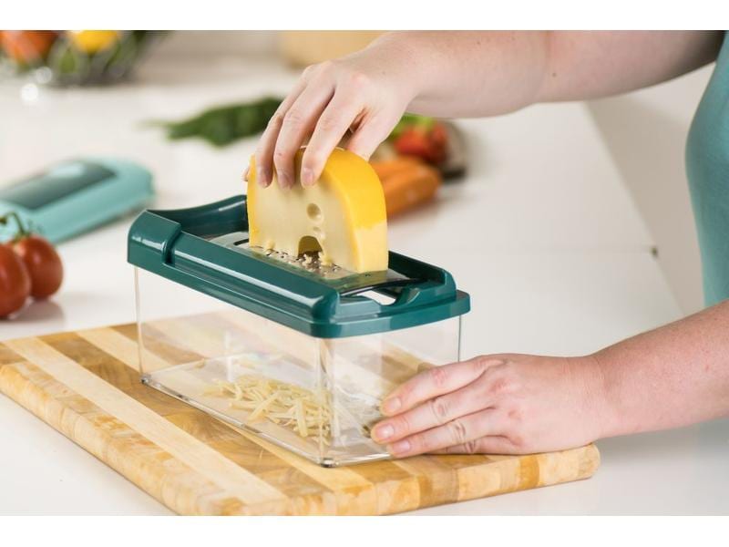 Genius Gemüseschneider Nicer Dicer Fusion   Slicer 13-teili Gemüse und Salat Zubereitungsset