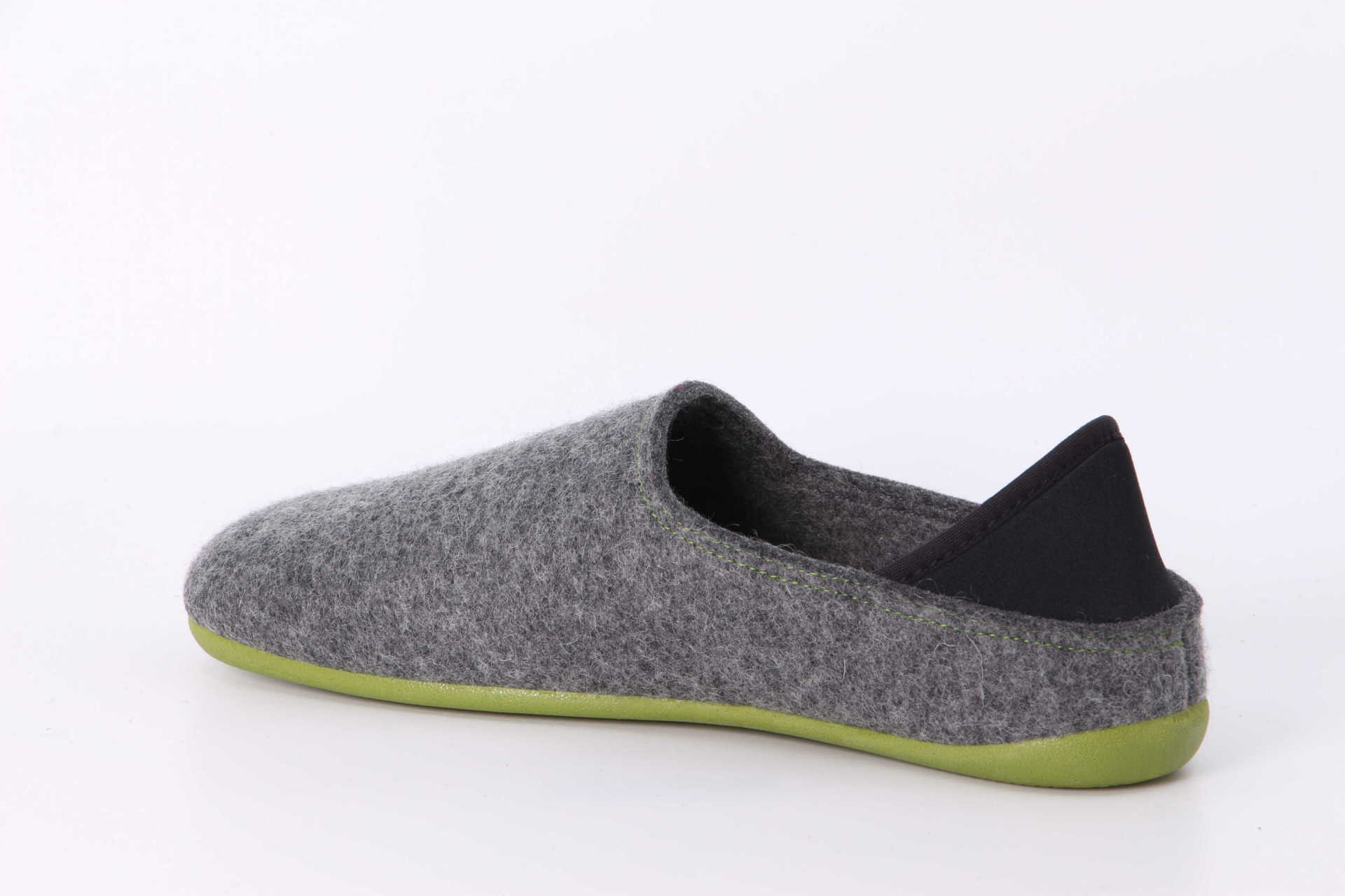 Wool Slip-On grau / grün