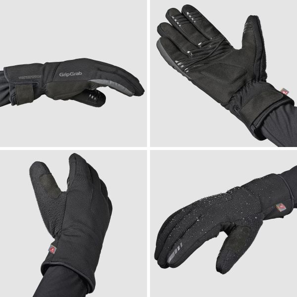 GripGrab Polaris 2 Vinter Cykelhandsker, Black