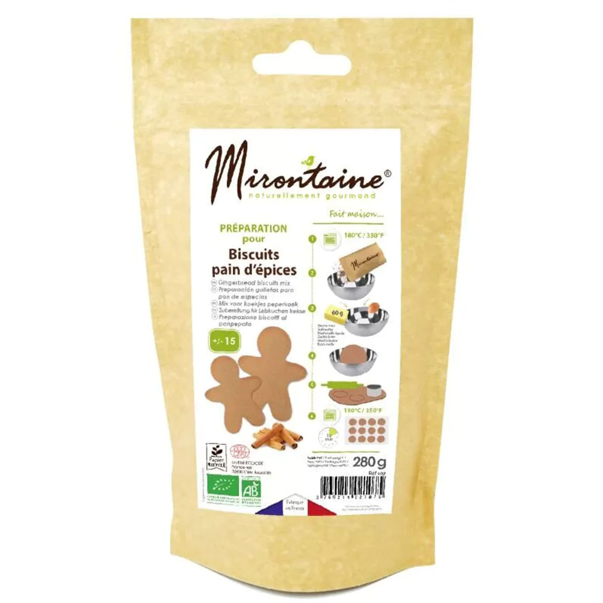Préparation pour biscuits pain d'épices 280 g Scrapcooking