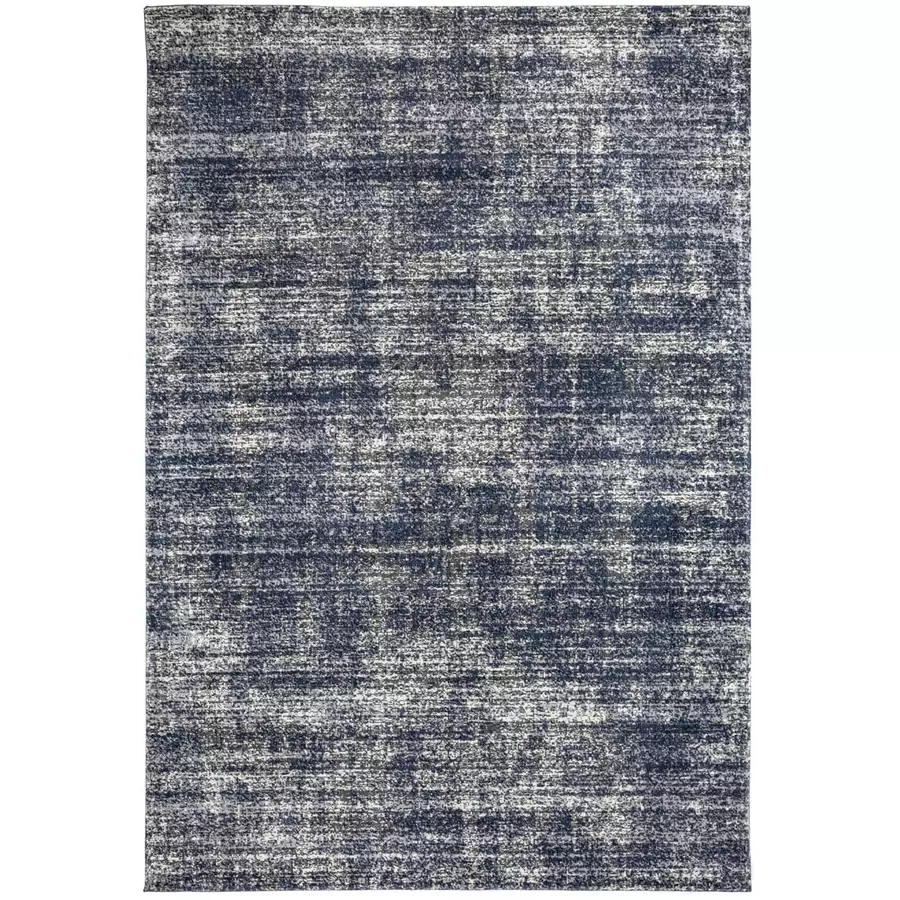 Outsunny Outdoorteppich mit meliertem Design blau, grau