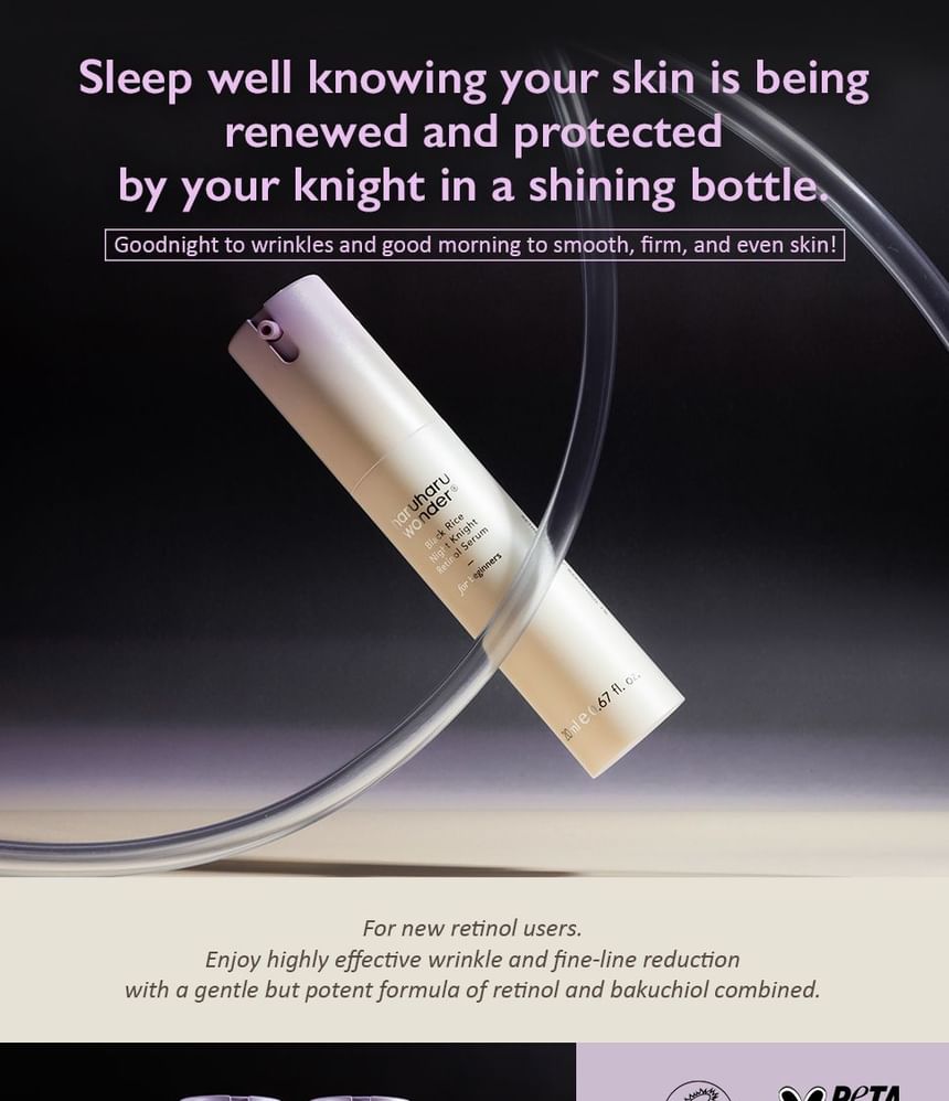 haruharu wonder - Black Rice Night Knight Retinol Serum