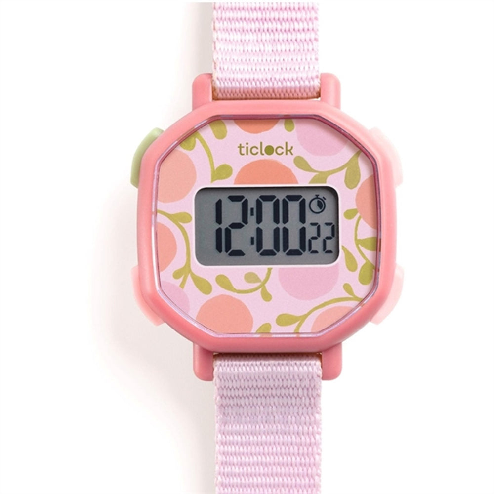 Ticlock Digitalur Blomster - Djeco → Luksusbaby.dk