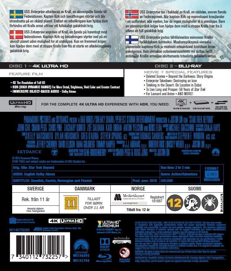 Star Trek Beyond - 4K Ultra HD Blu-Ray