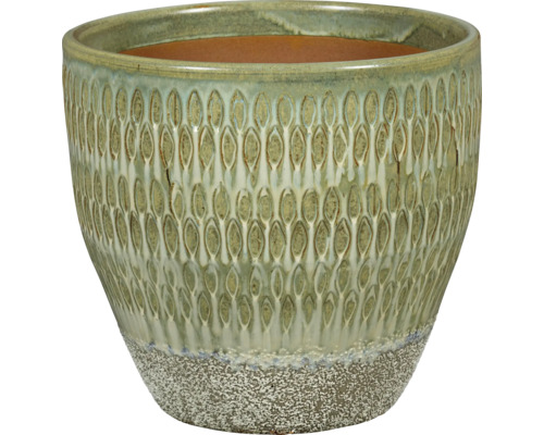 Lafiora Corsica plantenpot Ø 38 cm H 34 cm wit geel