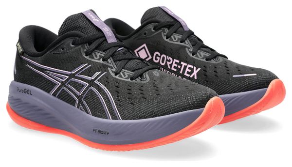 Chaussures Running Asics Gel-Cumulus 26 GTX Noir/Corail Femme