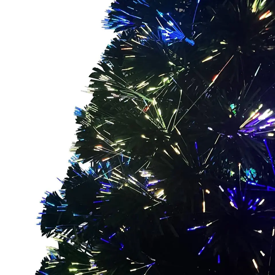 vidaXL Kunstkerstboom met standaard 240 cm glasvezel groen