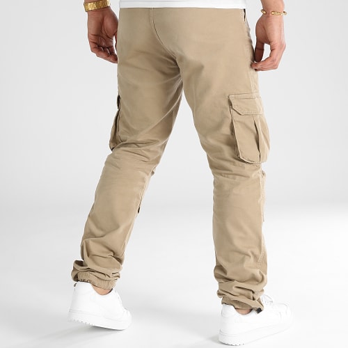 Lot De 2 Pantalons Cargo 2741 2737 Noir Beige