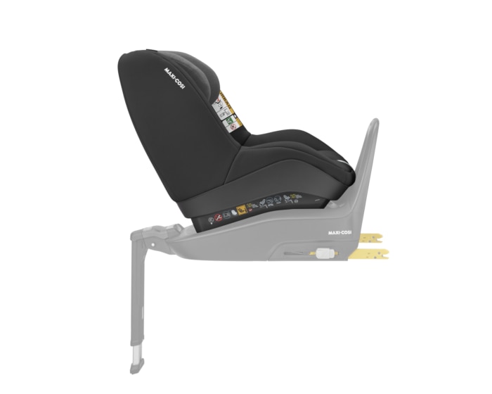 Pearl Smart 6 M - 4 Y  67 - 105 cm  9 - 18,5 kg    i-Size Sicherheit  |    Installationsanzeige |    Anbringung in/entgegen der Fahrtrichtung |    Höhe der Kopfstütze und Hosenträgergurte gleichzeitig verstellbar |
