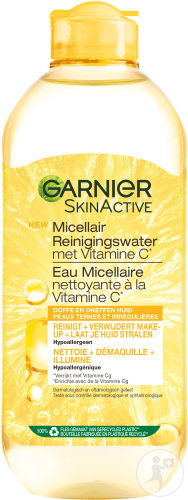 Garnier SkinActive Eau Micellaire Nettoyante À La Vitamine C Flacon 400ml