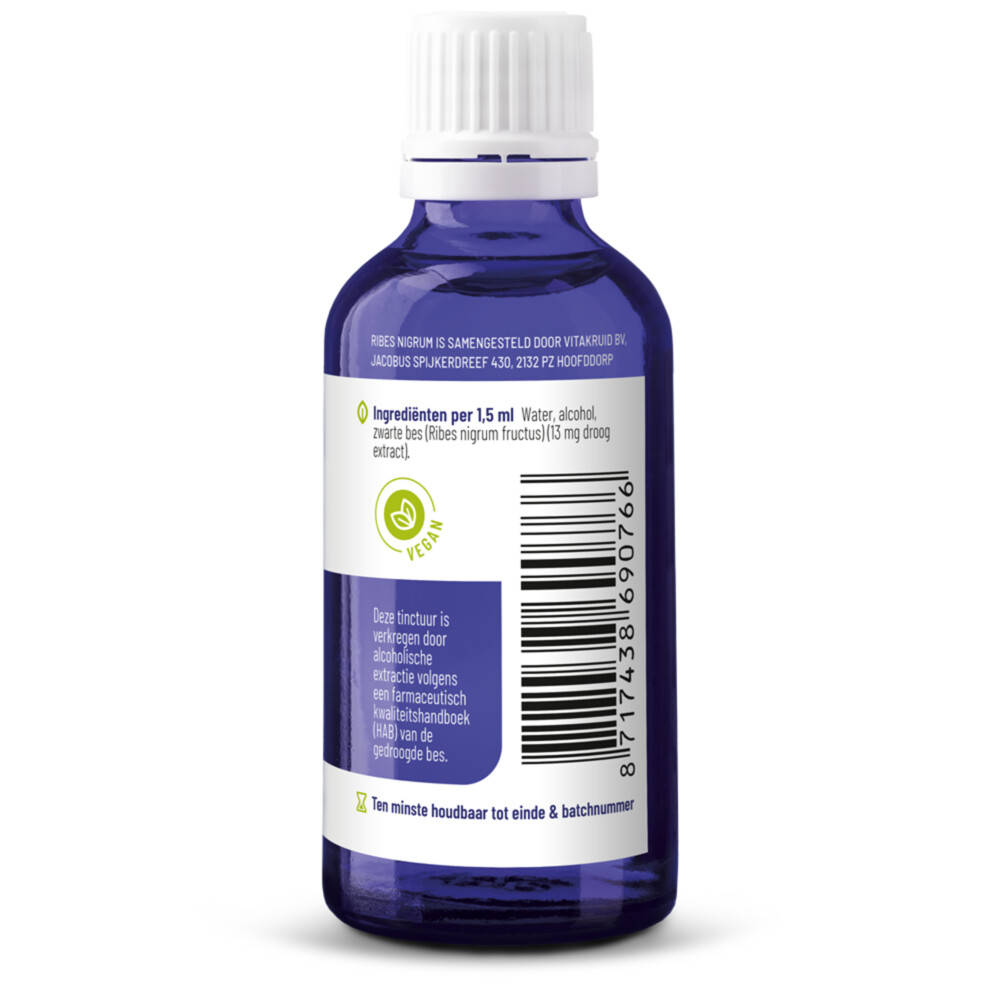 Vitakruid Ribes Nigrum Tinctuur 50 ml