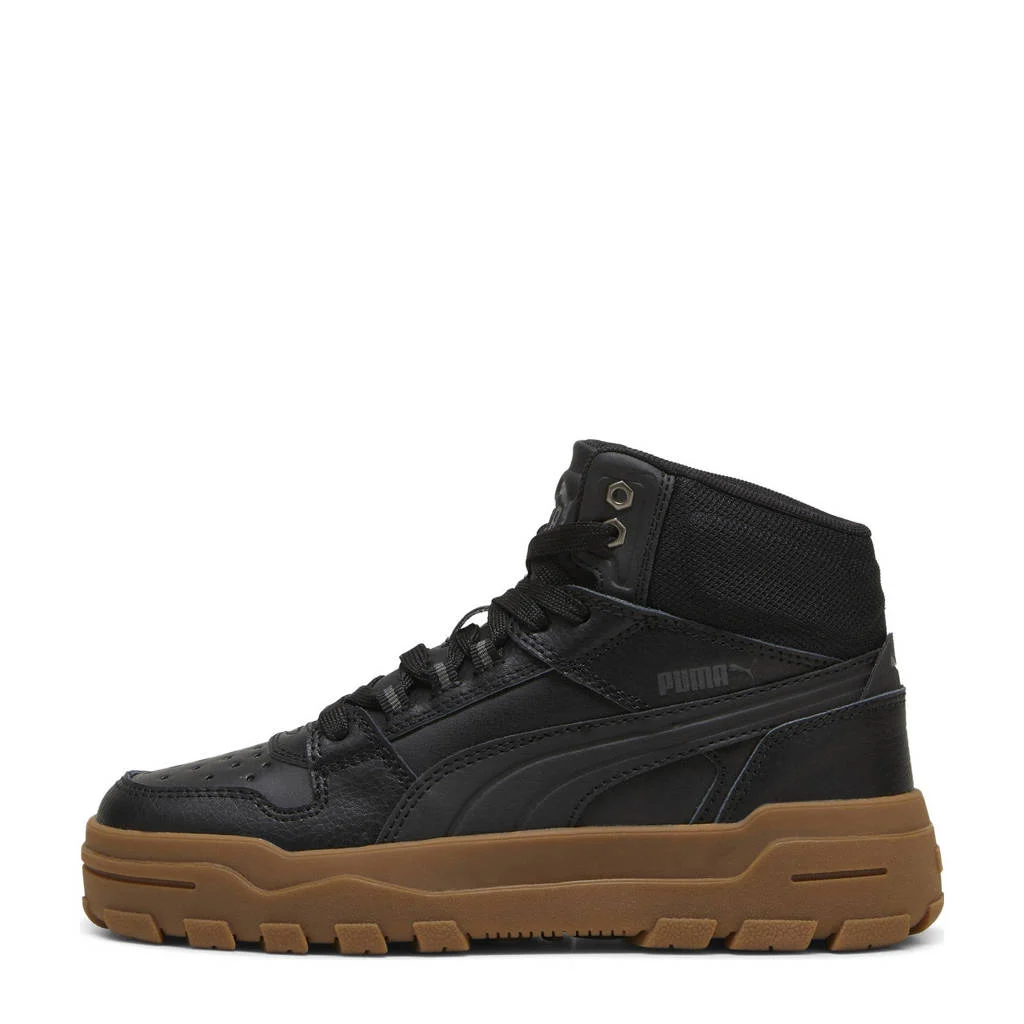 Puma Rebound Abruptsneakers zwart/grijs/gum