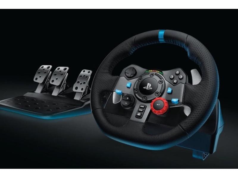 Logitech Lenkrad G29 Driving Force PS5 / PS4 / PS3 / PC Rennlenkrad und Pedale für PS5, PS4, PS3 und PC