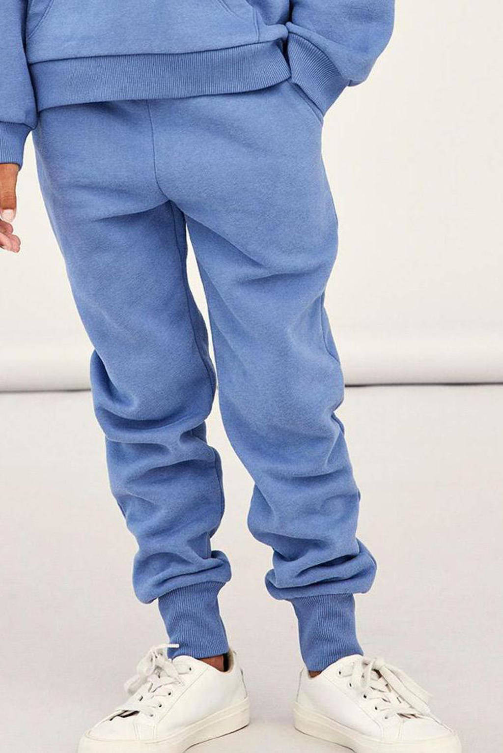 NAME IT regular fit joggingbroek NKFLENA met katoen blauw