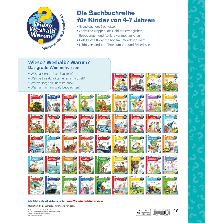 Ravensburger Wieso? Weshalb? Warum? Das große Wimmelwissen (Riesenbuch)