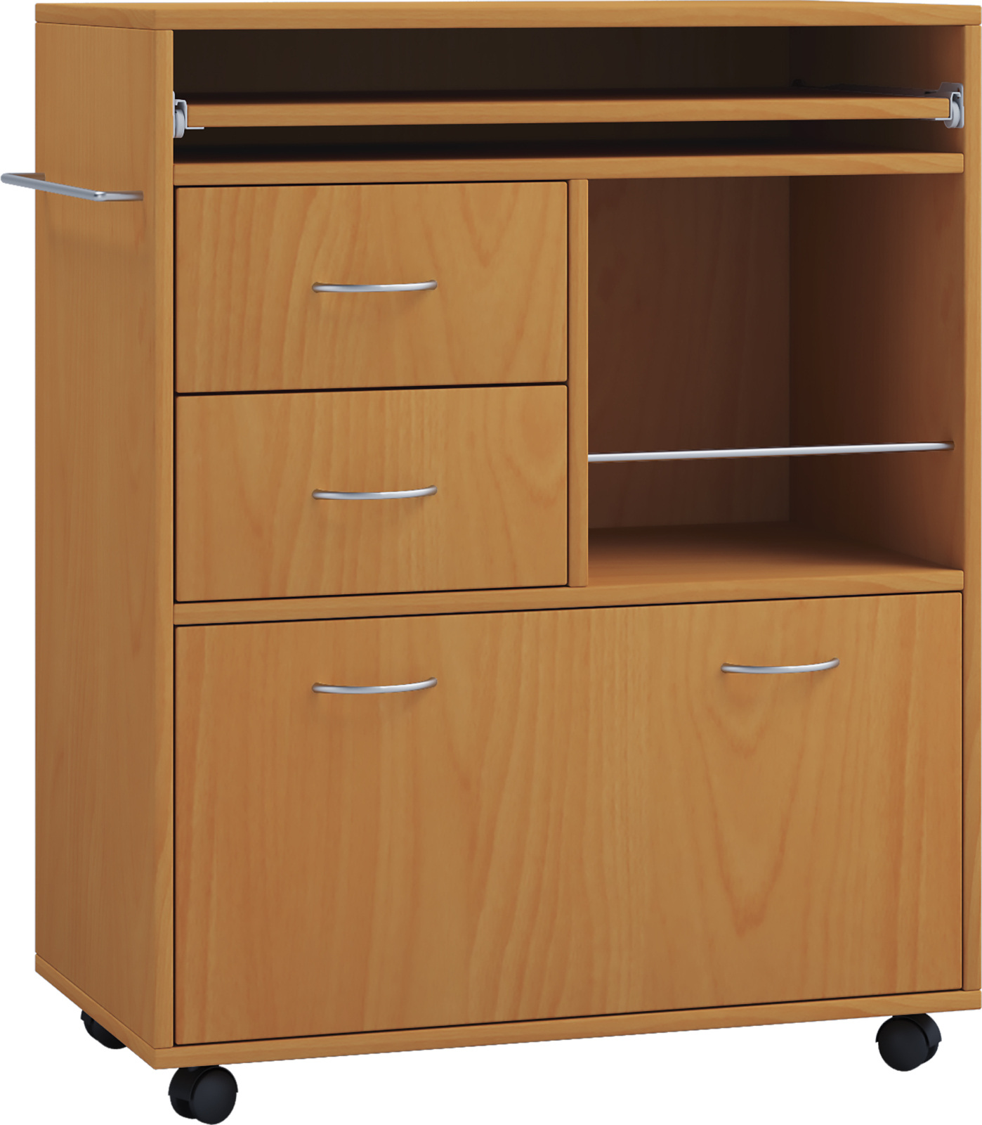 Küchenrollwagen KICHA - Buche - Holz - 70 cm