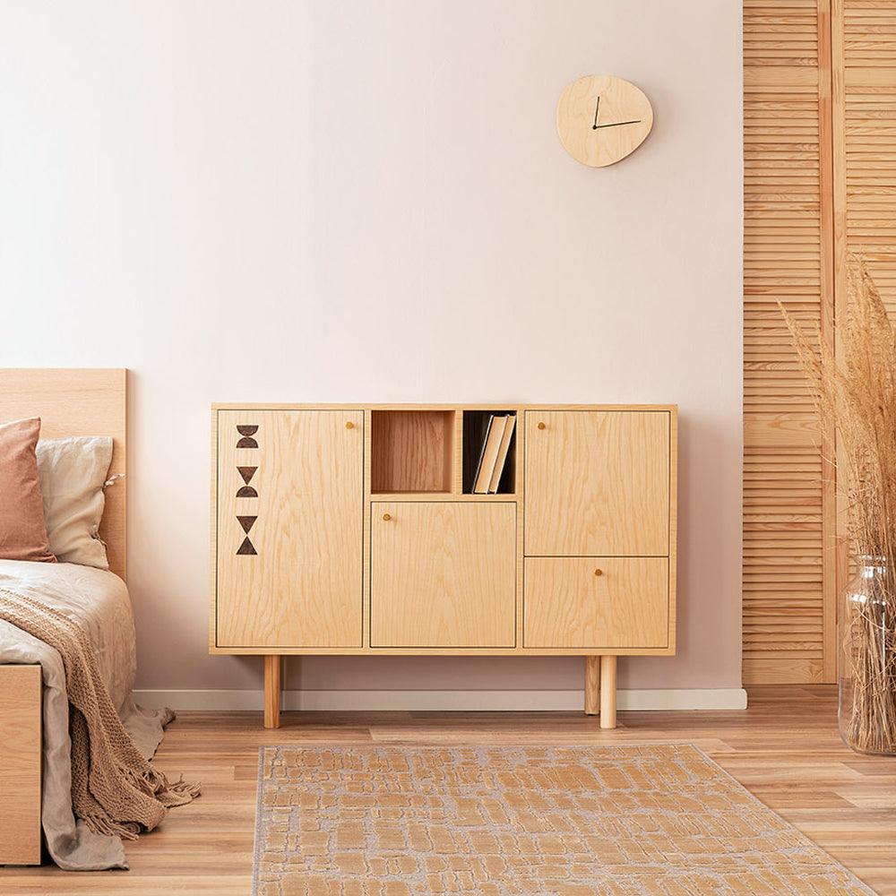 Acsento Chiara 1018 Vloerkleed 160 x 230 cm - Beige / Gold
